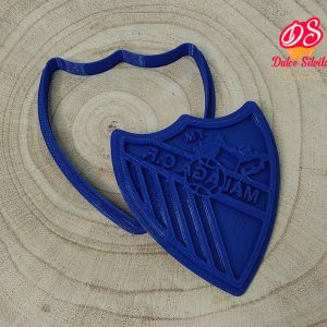 Cortador galleta Escudo Málaga con texturizador