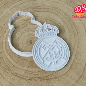 Cortador galleta Escudo Real Madrid con texturizador