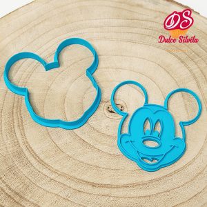 Cortador galleta Mickey con texturizador