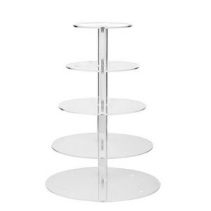 Stand acrílico de 5 niveles