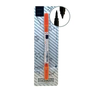 Rotulador alimentario naranja Doble punta