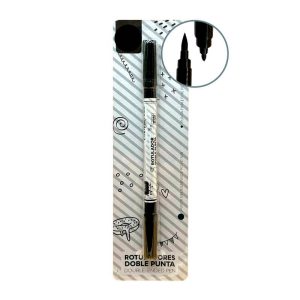 Rotulador alimentario negro Doble punta