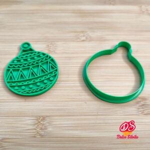 Cortador galleta Navidad Adorno con Texturizador