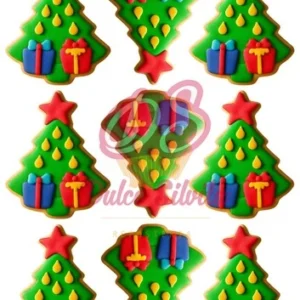 Papel de azúcar Navidad Arbol