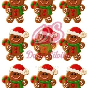 Papel de azúcar Navidad Muñeco Jengibre